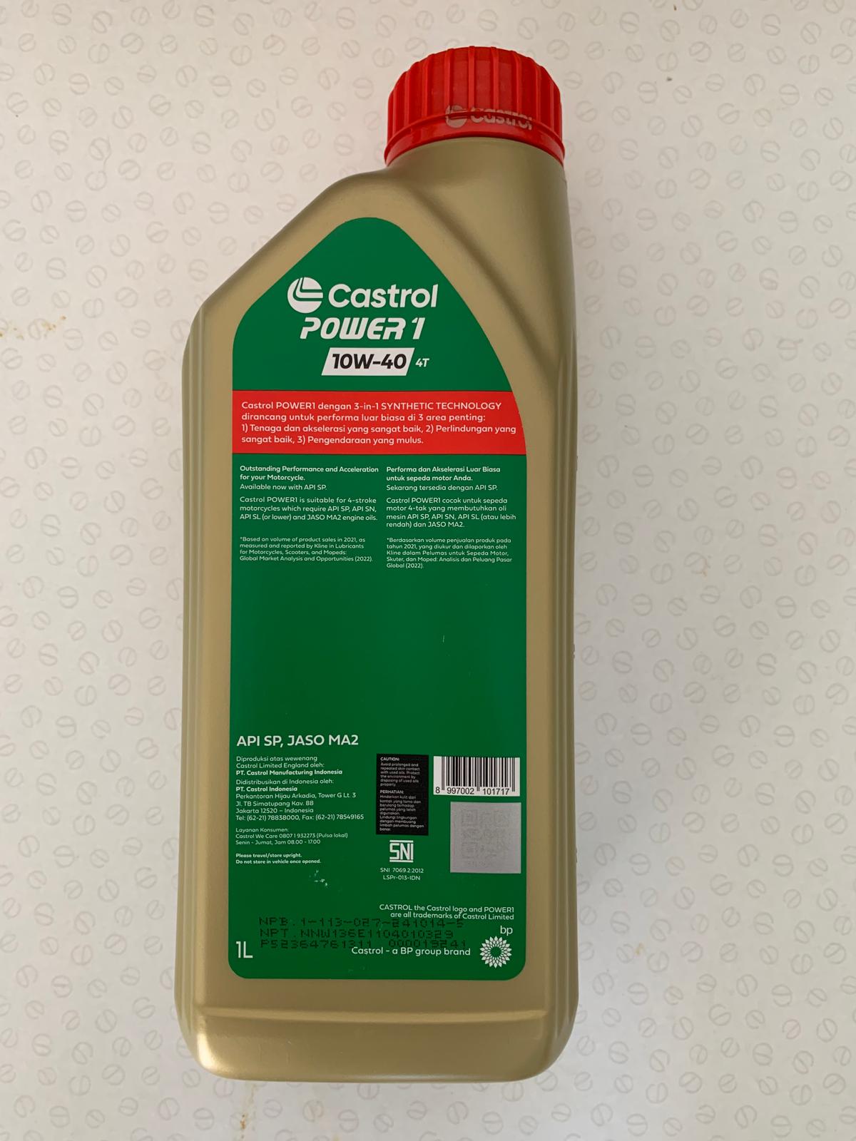 CASTROL 12 L BOX PACK 10W-40